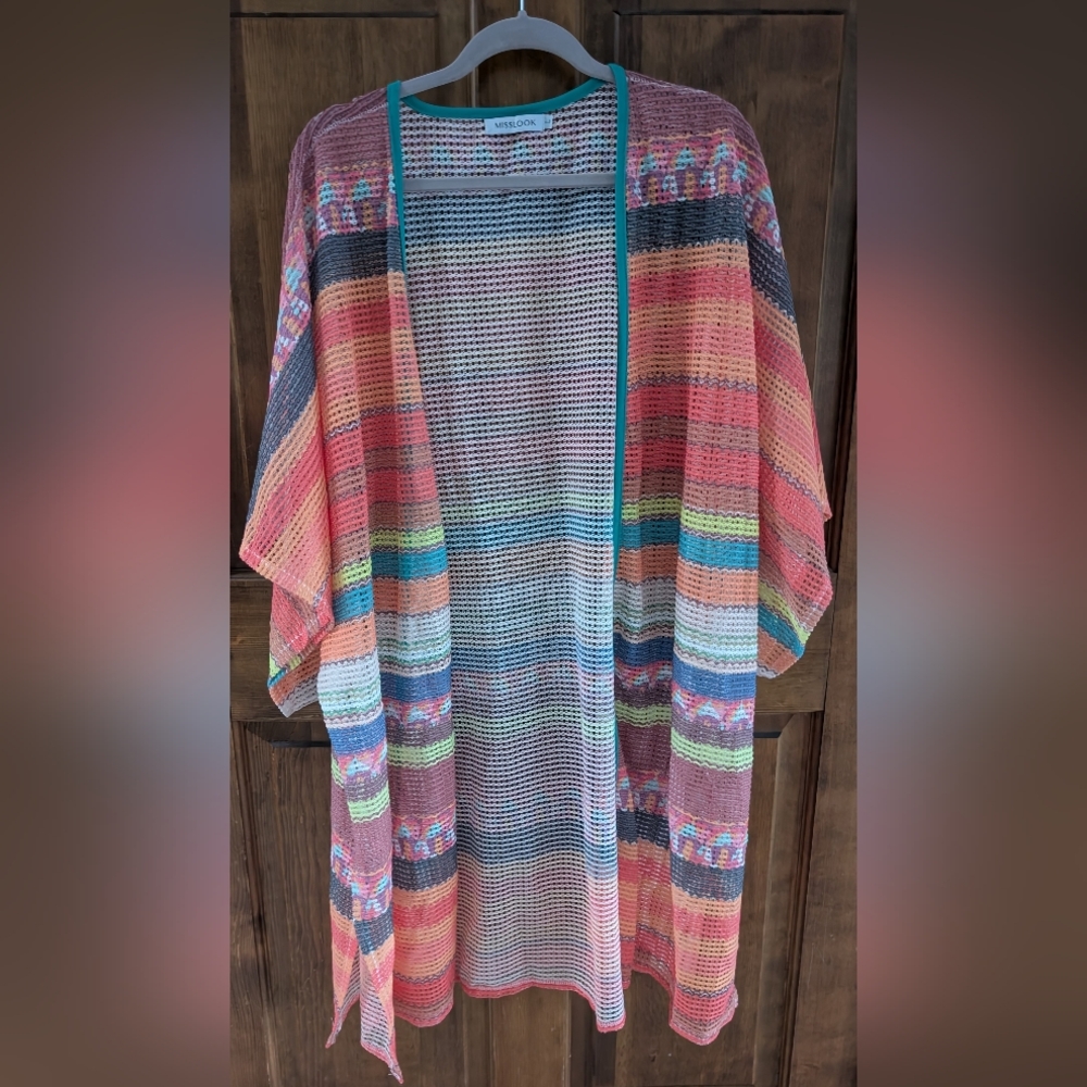 Misslook Swimsuit Cover Up Women's L Multi Colored